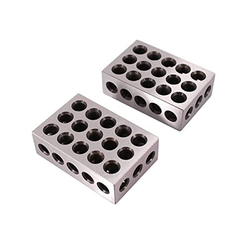 Spurblock 25-50-75mm Parallelkissen metrisch imperial 1-2-3 Parallelkissen 23-Loch parallel Eismesser von DCDCD