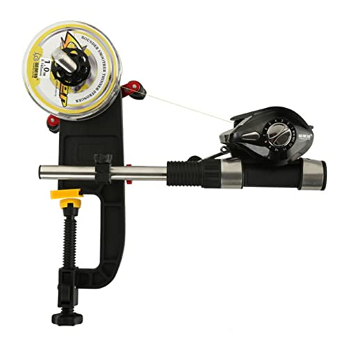 Tragbare Aluminium Angelschnur Winder Spooler System Maschine Baitcasting Angelschnur Winder Reel Spooler Reel Spool Station von DCDCD