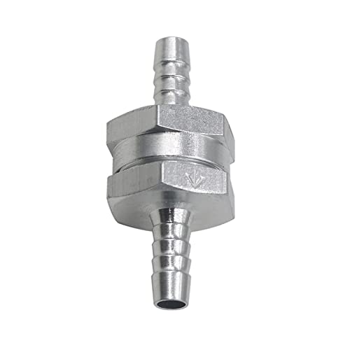 Überprüfen Sie das Ventil in Einweg -Benzin Diesel Kraftstoff Non -Return for Automobilhubschrauberschiffe Motorräder(6mm B) von DCDCD
