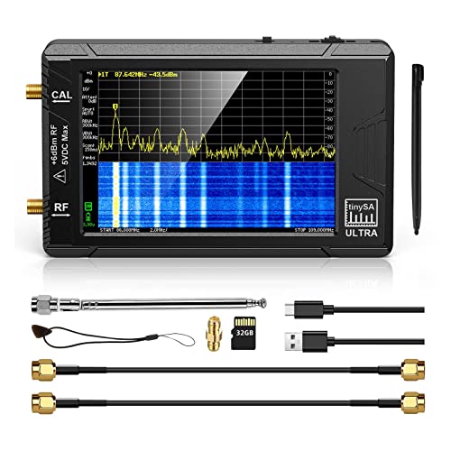 ULTRA 4" Display Winziger Spektrumanalysator 100 kHz bis 5,3 GHz 32 GB Netzwerk Interner LAN-Tester-Generator Eingebauter Akku ULTRA 4" Display Winziger Spektrumanalysator 100 kHz bis 5,3 GHz 32 GB Netzwerk Interner LAN-Tester-Generator Eingebauter Akku von DCDCD