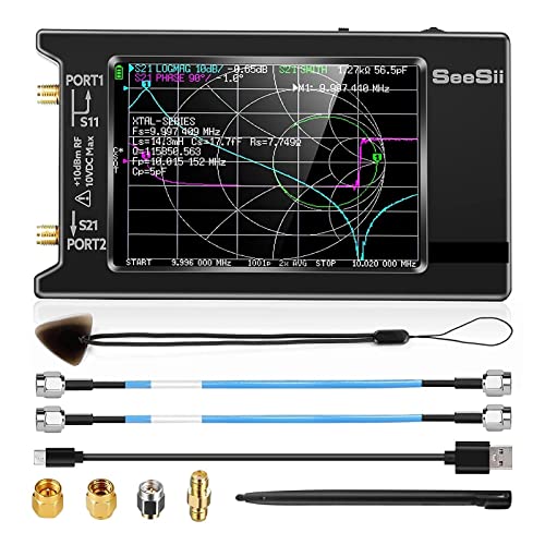 Verbesserter 4-Zoll-VNA 50 kHz-6,3 GHz Vektornetzwerkanalysator Antennenanalysator HF VHF UHF SWR HW-Version 64-0.3 Verbesserter 4-Zoll-VNA 50 kHz-6,3 GHz Vektornetzwerkanalysator Antennenanalysator HF VHF UHF SWR HW-Version 64-0.3 von DCDCD