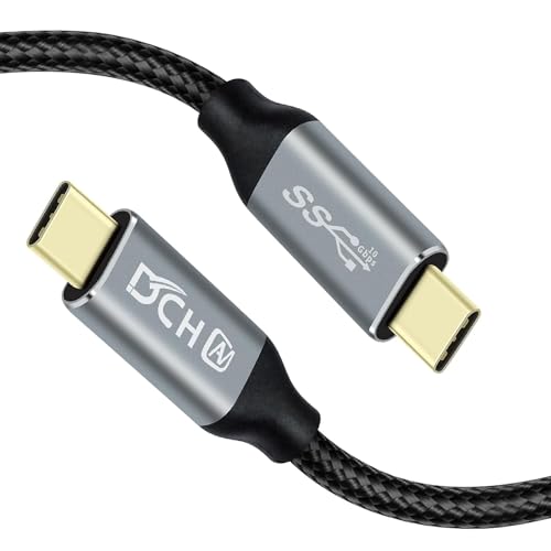 DCHAV 1M USB C auf USB C Kabel PD 100W 20V 5A Schnellladung Typ C auf Typ C Monitorkabel 4K Videoausgang USB 3.1 Gen 2 10 Gbit/s Datenübertragung Nylon geflochten DCHAV 1M USB C auf USB C Kabel PD 100W 20V 5A Schnellladung Typ C auf Typ C Monitorkabel 4K Videoausgang USB 3.1 Gen 2 10 Gbit/s Datenübertragung Nylon geflochten von DCHAV