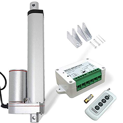 DCHOUSE 12 V 150mm Heavy Duty Hub Linearaktuator 150 KG-Maximum Lift Motor Drahtlose Fernbedienung Kit mit Montagehalterungen (1500N 6 zoll) von DCHOUSE