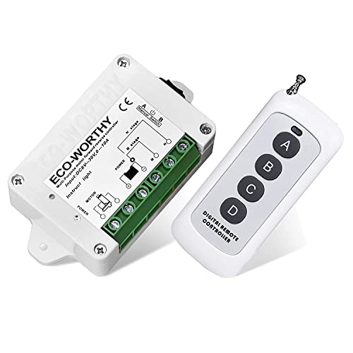 DCHOUSE Gleichstrommotorsteuerung Wireless Remote Positive Inversion Controller Kit für Linearantrieb von DCHOUSE