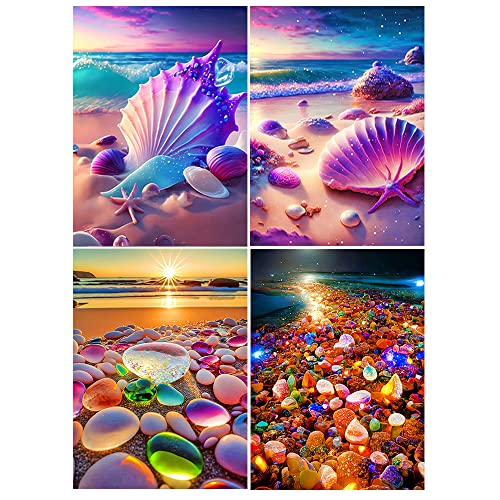 DCIDBEI 3D AI Diamond Painting 4er Set Erwachsene 40x50 cm Diamant Painting Bilder Strand 5D Diamond Painting Strand Meer Diamond Puzzle Landschaft Diamant Malerei Muscheln Steine Schalen Fluoreszenz DCIDBEI 3D AI Diamond Painting 4er Set Erwachsene 40x50 cm Diamant Painting Bilder Strand 5D Diamond Painting Strand Meer Diamond Puzzle Landschaft Diamant Malerei Muscheln Steine Schalen Fluoreszenz von DCIDBEI