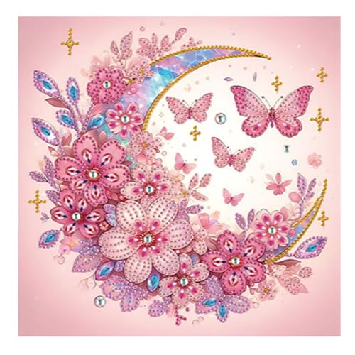DCIDBEI DIY Diamant Painting Bilder Blume Mond 30x30cm Diamond Painting Kranz Mond Blumen Diamond Painting Spezial Strasssteine Strass Stickerei Diamant Malerei Malen nach Zahlen Kreuzstich Set DCIDBEI DIY Diamant Painting Bilder Blume Mond 30x30cm Diamond Painting Kranz Mond Blumen Diamond Painting Spezial Strasssteine Strass Stickerei Diamant Malerei Malen nach Zahlen Kreuzstich Set von DCIDBEI