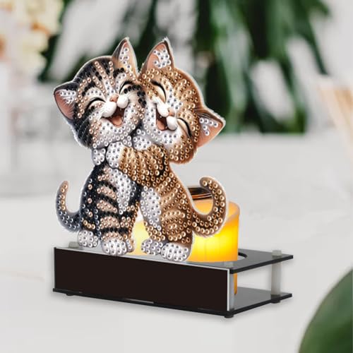 DCIDBEI Diamond Painting Erwachsene Kerzenhalter 12x14cm Perlenbilder Erwachsene Kerzenständer Adventskerzenhalter kerzen Halterung Kerzenuntersetzer Tablett Weihnachten Deko Katzen DCIDBEI Diamond Painting Erwachsene Kerzenhalter 12x14cm Perlenbilder Erwachsene Kerzenständer Adventskerzenhalter kerzen Halterung Kerzenuntersetzer Tablett Weihnachten Deko Katzen von DCIDBEI