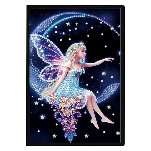 DCIDBEI Diamond Painting Notizblock Notizbücher Diamant Malerei Notizbuch A5 Blanko Skizzenbuch Leder Sketchbook Tagebuch Journal Buch Geburtstag Weihnachten 50 Blätter Schmetterlingsfee Engel Elf DCIDBEI Diamond Painting Notizblock Notizbücher Diamant Malerei Notizbuch A5 Blanko Skizzenbuch Leder Sketchbook Tagebuch Journal Buch Geburtstag Weihnachten 50 Blätter Schmetterlingsfee Engel Elf von DCIDBEI