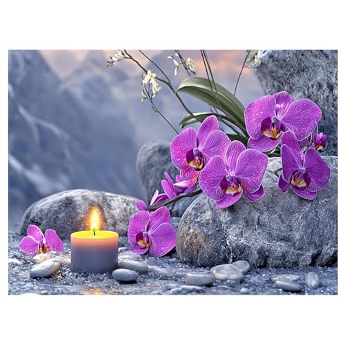 DCIDBEI Diamond Painting Orchidee Kerze 50x40cm Landschaft Zen Diamant Malerei Stickerei Malen nach Zahlen Orchideen Diamant Painting Bilder Landschaften und Natur Basteln Mosaik Stickerei Set Blumen DCIDBEI Diamond Painting Orchidee Kerze 50x40cm Landschaft Zen Diamant Malerei Stickerei Malen nach Zahlen Orchideen Diamant Painting Bilder Landschaften und Natur Basteln Mosaik Stickerei Set Blumen von DCIDBEI