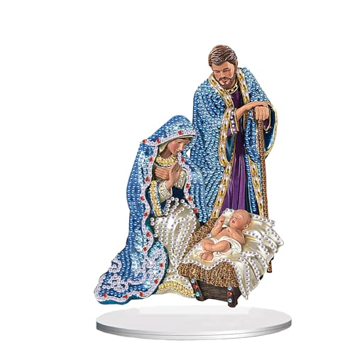 DCIDBEI Diamond Painting Ornamente Weihnachten 14x20cm Diamond Painting Tischdekoration Diamant Malerei Tischdekoration Diamant Painting Erwachsene Anfänger Tisch Deko Jesus Familie Desktop Deko DCIDBEI Diamond Painting Ornamente Weihnachten 14x20cm Diamond Painting Tischdekoration Diamant Malerei Tischdekoration Diamant Painting Erwachsene Anfänger Tisch Deko Jesus Familie Desktop Deko von DCIDBEI