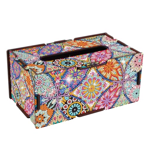 DCIDBEI Diamond Painting Taschentuchbox 22x12cm Taschentuchspender Kosmetiktücher Box Tücherbox Taschentücher Box Tissue Papiertaschentuchhalter Tissue Boxes für Büro Zuhause Mandala DCIDBEI Diamond Painting Taschentuchbox 22x12cm Taschentuchspender Kosmetiktücher Box Tücherbox Taschentücher Box Tissue Papiertaschentuchhalter Tissue Boxes für Büro Zuhause Mandala von DCIDBEI