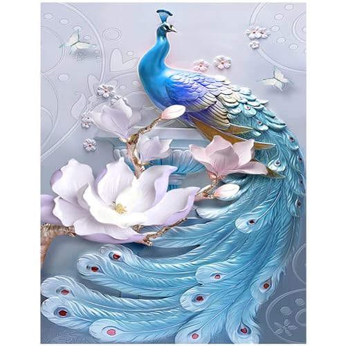 Square Diamant Painting Bild Groß 40x50cm Diamond Painting Eckige Steinchen Daiments Painting Tiere Kinder Malen nach Zahlen Erwachsene Malerei Diamant Stickerei Gemälde Rhinestone Embroidery Kit von DCIDBEI