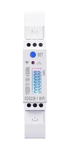 100A Schiene 18mm 2 Phase 3 Drähte Energiezähler Stromverbrauchsmonitor Meter Wattmeter 110V + 110V 100A Schiene 18mm 2 Phase 3 Drähte Energiezähler Stromverbrauchsmonitor Meter Wattmeter 110V + 110V von DCJJLWIG