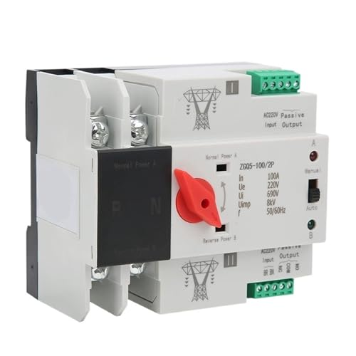 2-Way Transmission Switch 220V ZGQ5-100 / 2P Automatic Transfer Switch With Double Power 2-Way Transmission Switch Controller 2-Way Transmission Switch 220V ZGQ5-100 / 2P Automatic Transfer Switch With Double Power 2-Way Transmission Switch Controller von DCJJLWIG