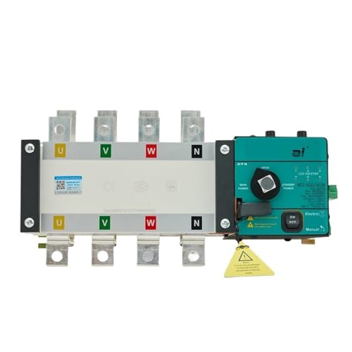 250A 300A 4P ATS Controller Dual Power Automatic Transfer Switch 220v Control Voltage Electric Diesel Generator Parts(300A 4P) von DCJJLWIG