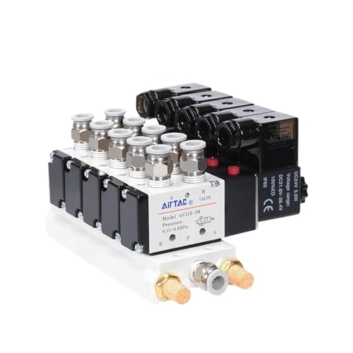 4v210-08 4v310-10 220 V Spule Steuerventil elektronisches Gas Luftsteuerventil Magnetventil 24 V(4V21008B-DC24V) von DCJJLWIG