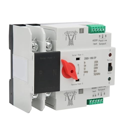A33Z-Transmission Switch 220V ZGQ5-100 / 2P Automatic Transfer Switch With Double Power 2-Way Transmission Switch Controller A33Z-Transmission Switch 220V ZGQ5-100 / 2P Automatic Transfer Switch With Double Power 2-Way Transmission Switch Controller von DCJJLWIG