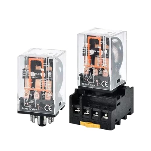 DCJJLWIG MK2P-I MK3P-I 8/11 Pins InIntermediate Relais Mini Typ Kupfer Spule Silber Kontakt AC220V DC24V Micro Mini Elektromagnetische Relais * 5 stücke(5 PCS,MK3P-I AC220V) von DCJJLWIG