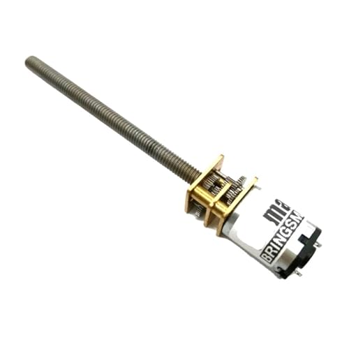 Gewindewelle M4 55 mm DC-Getriebemotor 15/50/60/100/200/300/500 U/min Elektrischer Schraubenreduzierer Angepasst N20 3 V 6 V 12 V(250RPM_6V) von DCJJLWIG
