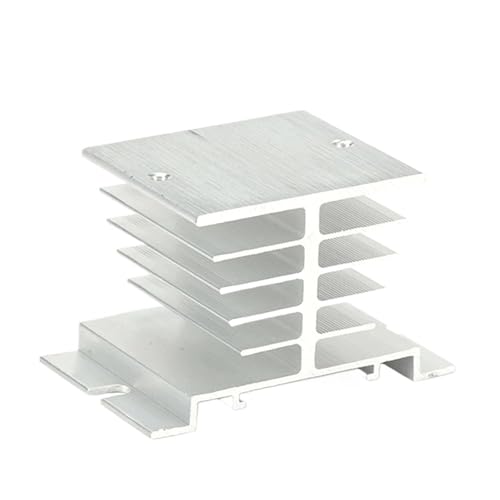 Heizkörper for einphasiges 10A 25A 40A 60A 80A 100A 120A 200A Aluminium-Kühlkörper SSR-10DA 25DA 40DA 1-phasiges Halbleiterrelais(For 10-40A) von DCJJLWIG