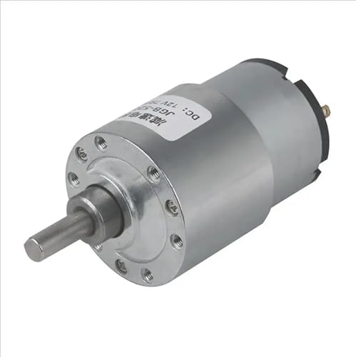 JGB37-520 DC 6V/12V/24V Getriebemotor mit hohem Drehmoment, Ganzmetallgetriebe, Elektromotor, 7/12/22/35/45/66/107/200/320/600/960 U/min(200,24V) von DCJJLWIG