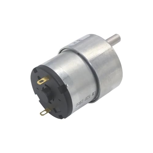 JGB37-520 Miniatur-Metallgetriebemotor mit hohem Drehmoment, 6 V/12 V/24 V, 7 U/min ~ 960 U/min, Mikrogeschwindigkeit einstellbar, vorwärts und rückwärts(12V Single Motor,22rpm) von DCJJLWIG
