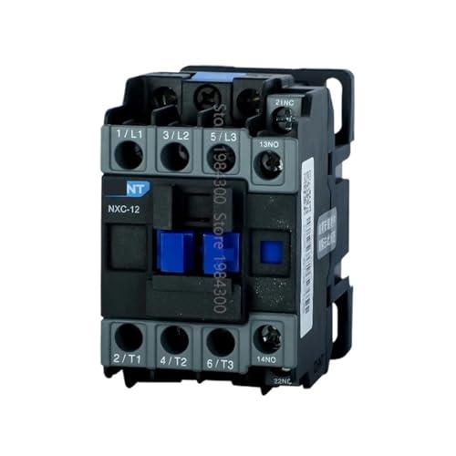 NXC-12 CJX2-1210 1NO CJX2-1201 1NC Din-schiene Magnetische AC Schütz 12A Spule Spannung 380V 220V 110V 36V 24V LC1-D(CJX2-1210,36V) von DCJJLWIG