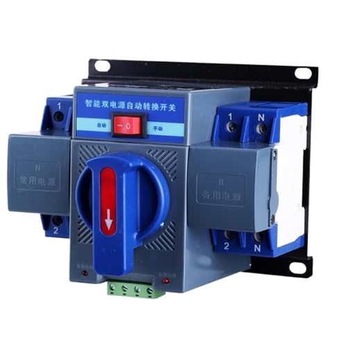 Rail 2P 3P 4P ATS Dual Power Automatic Transfer Switch Uninterrupted Power Solar Transfer Switch AC Circuit Breakers(4P 63A 400V) von DCJJLWIG
