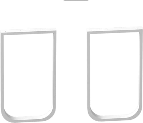 2 Stück Metall-Tischbeine – Möbelbeine, Schreibtischbeine, robuste Tischbeine, industrielle rustikale Metall-Tischbeine, Moderne DIY-Schreibtischbeine (Farbe: Weiß, Größe: 72 x 50 cm) von DCLINAD