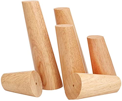 Holzmöbelbeine, Sofastütze, konische Beine für Esstisch, Couchtisch, TV-Schrank, Stuhlmontage (A 12 cm) von DCLINAD