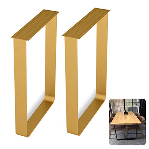 Möbelbeine 2-teiliges Tischbein, Schreibtischbein aus schwerem Metall, Küchentischbein, industrieller und zeitgenössischer Stil, Stahl von DCLINAD