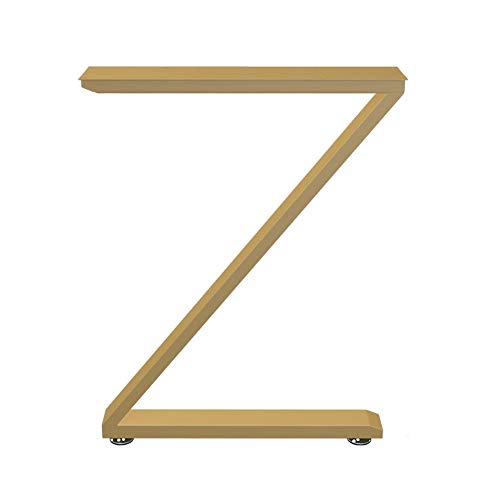 Möbelstützbeine Z-förmiger Tischbeinrahmen aus Metall, 72,5 cm Couchtisch-Bankfüße für Bartheke, Arbeitstisch, Besprechungsbeine, 1 Stück von DCLINAD