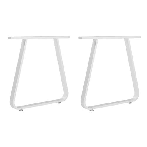 Verstellbare Tischbeine aus Metall im modernen minimalistischen Stil, geeignet für Esstische, Bars, Schreibtischhalterungen, Starke Tragfähigkeit und einfache Installation (Farbe: Weiß, Größ von DCLINAD