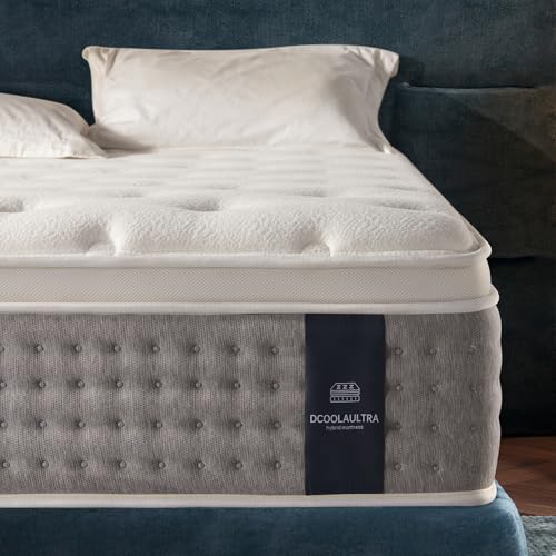 DCOOLAULTRA Doppelbett-Matratze, 25,4 cm, mittelfest, Hybrid-Matratze mit Memory-Schaum und einzeln verpackten Taschenspulen zur Unterstützung, CertiPUR-US-zertifiziert, glasfaserfrei DCOOLAULTRA Doppelbett-Matratze, 25,4 cm, mittelfest, Hybrid-Matratze mit Memory-Schaum und einzeln verpackten Taschenspulen zur Unterstützung, CertiPUR-US-zertifiziert, glasfaserfrei von DCOOLAULTRA