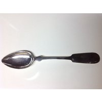 19Th Century Münzen Silber Servierlöffel 19Th Century Münzen Silber Servierlöffel von DCSILVERSHOP