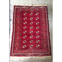 Handgewebter Antiker Bokhara Teppich von DCSILVERSHOP