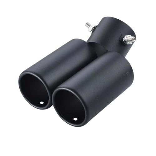 DCSNXZF Auto Auspuff Endrohr für Jaguar F-PACE（X761 2021-2025, Edelstahl Auspuff Schalldämpfer Endrohr Auto-Auspuffrohr Heck Throat Auspuffblende ZubehöR,A-Black von DCSNXZF