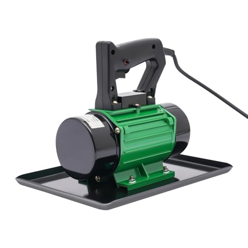 Betonverdichter 250W Betonflachplattenvibrator Elektrischer Betonvibratormotor Handheld Beton Vibratormotor 3500 RPM tragbarer Flachbodenvibrator für Bodenfliesen, Zement 220V von DCSYOG