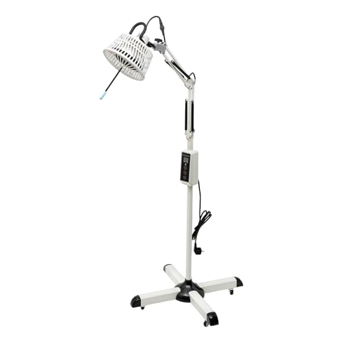 DCSYOG TDP Lampe 300W Infrarottherapielampe mit Touchscreen, 360 ° Rotation Infrarot Wärmelampe mit Timer, zur Linderung von Rücken, Nacken und Schulter Muskel Schmerzen von DCSYOG