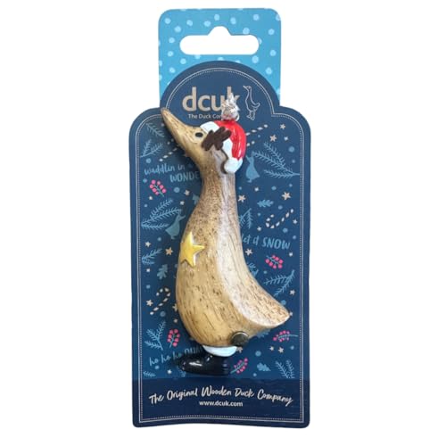 DCUK Baumschmuck Ente aus Holz, Rentier-Design DCUK Baumschmuck Ente aus Holz, Rentier-Design von DCUK