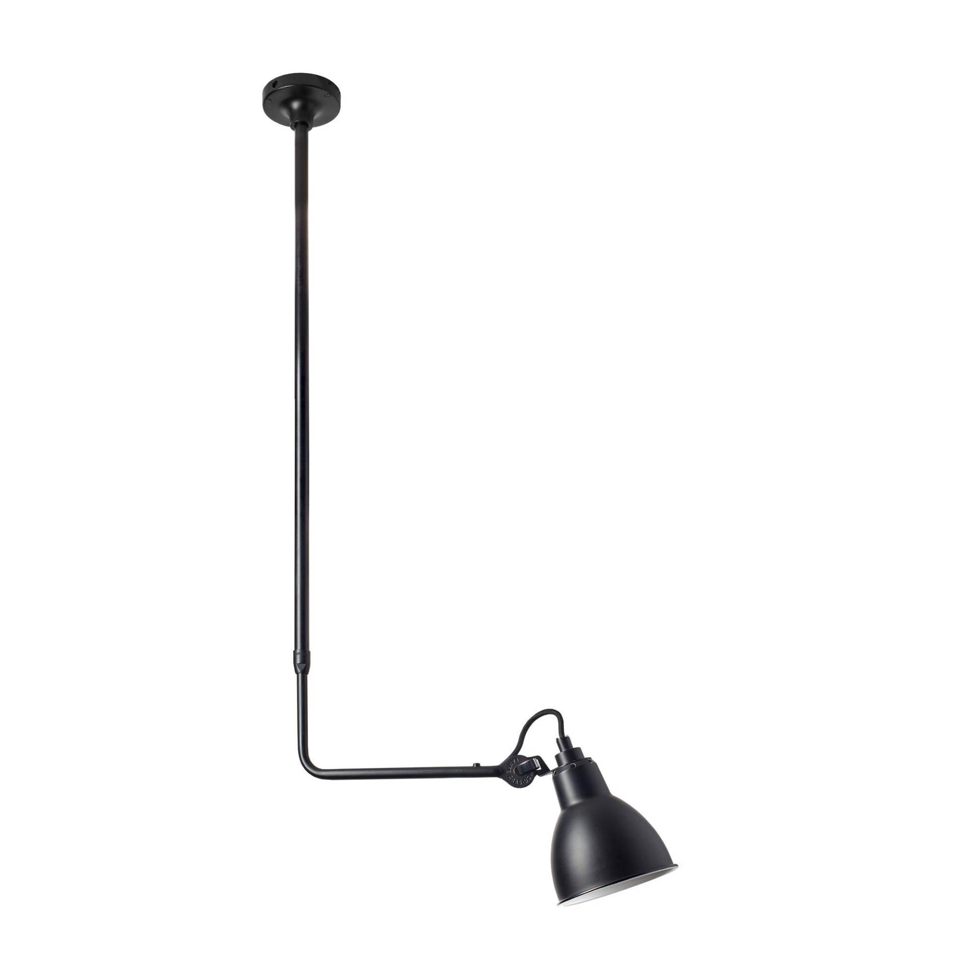 DCW - Lampe Gras N°313 Deckenleuchte - schwarz/BxH 28,2x15,4cm von DCW