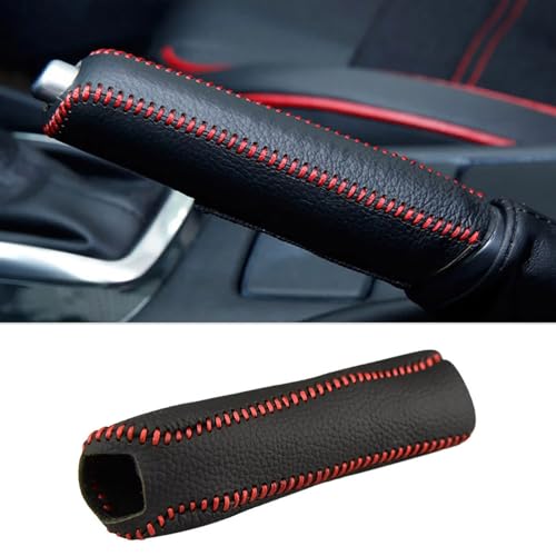 DCWO Auto Leder Handbremse Abdeckung für VW Polo Golf 4 Beetle Passat B5 B6 B7 B8 T5 Touran Bora Tiguan CC, Auto Dekoration Innen Zubehör,A DCWO Auto Leder Handbremse Abdeckung für VW Polo Golf 4 Beetle Passat B5 B6 B7 B8 T5 Touran Bora Tiguan CC, Auto Dekoration Innen Zubehör,A von DCWO