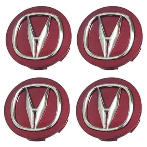 DCZBYCJ 4 Stück Auto Nabendeckel für Acura 69MM, Nabendeckel Hochwertigem ABS Staubdicht Radzierblende Radmitte Emblem Zubehör,B-Red DCZBYCJ 4 Stück Auto Nabendeckel für Acura 69MM, Nabendeckel Hochwertigem ABS Staubdicht Radzierblende Radmitte Emblem Zubehör,B-Red von DCZBYCJ