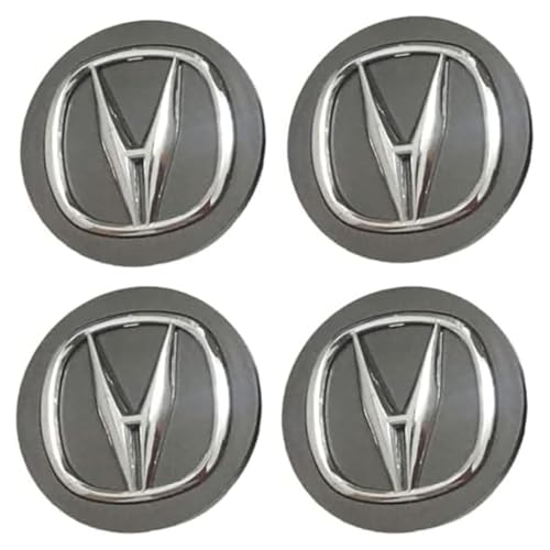 DCZBYCJ 4 Stück Auto Nabendeckel für Acura 69MM, Nabendeckel Hochwertigem ABS Staubdicht Radzierblende Radmitte Emblem Zubehör,D-Grey DCZBYCJ 4 Stück Auto Nabendeckel für Acura 69MM, Nabendeckel Hochwertigem ABS Staubdicht Radzierblende Radmitte Emblem Zubehör,D-Grey von DCZBYCJ