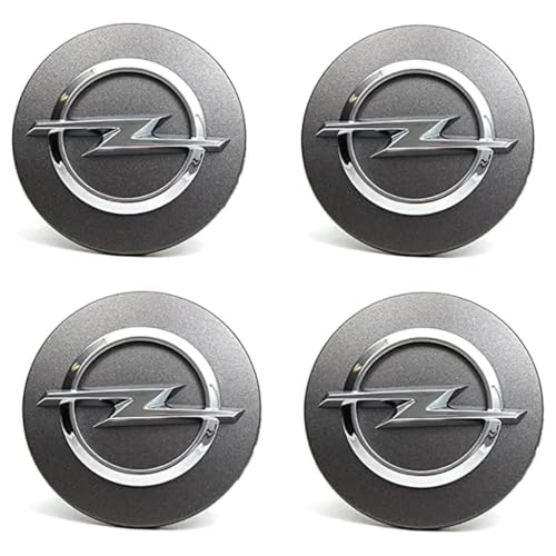 DCZBYCJ 4 Stück Auto Nabendeckel für OPEL Astra J 59mm, Nabendeckel Hochwertigem ABS Staubdicht Radzierblende Radmitte Emblem Zubehör von DCZBYCJ