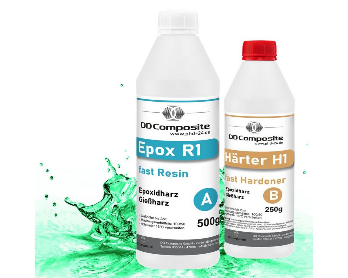 DD Composite Epoxidharz 0.75kg Epox R1 H1, GREEN EMERALD DD Composite Epoxidharz 0.75kg Epox R1 H1, GREEN EMERALD von DD Composite