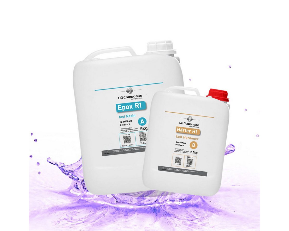 DD Composite Epoxidharz 7.5kg Epox R1 H1, VIOLET AMETHYST DD Composite Epoxidharz 7.5kg Epox R1 H1, VIOLET AMETHYST von DD Composite