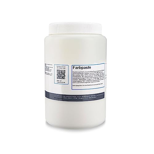 DD Composite Farbpaste RAL-Töne Pigment hochpigmentiert für Kunstharz Epoxidharz Resin kräftig deckend, Farbe:RAL 7016 anthrazitgrau, Gewicht:1kg von DD Composite