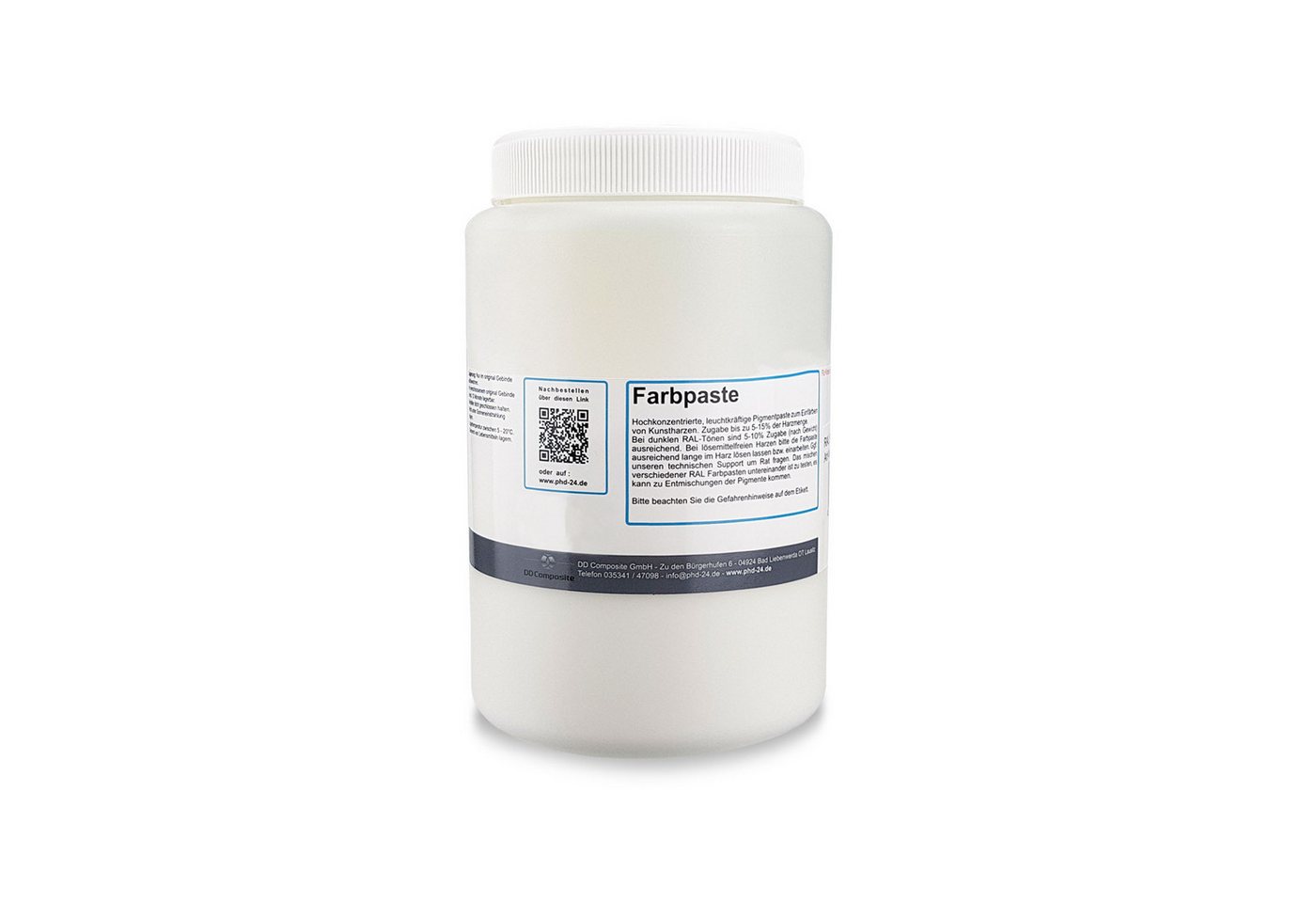 DD Composite Harzfarbe 1kg Farbpaste RAL 7037 staubgrau von DD Composite