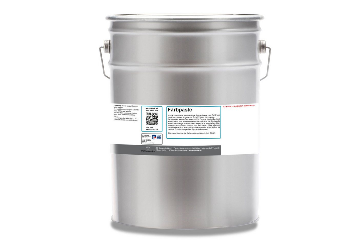 DD Composite Harzfarbe 5kg Farbpaste RAL 1013 perlweiß von DD Composite